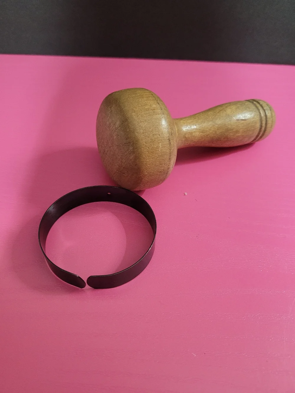 Vintage Wooden Darning Mushroom For Socks And Other Items (0769)